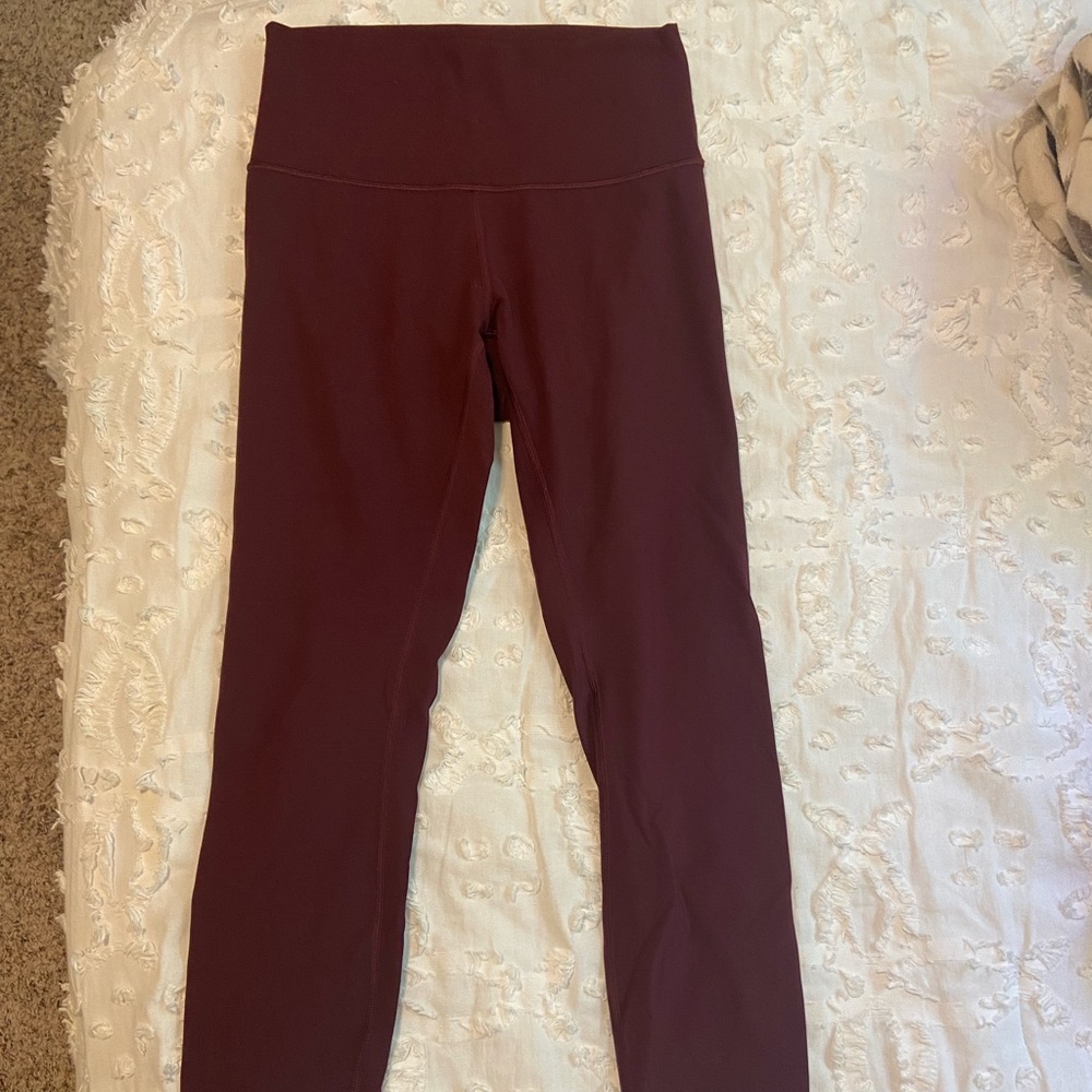 lululemon wunder under leggings 25”